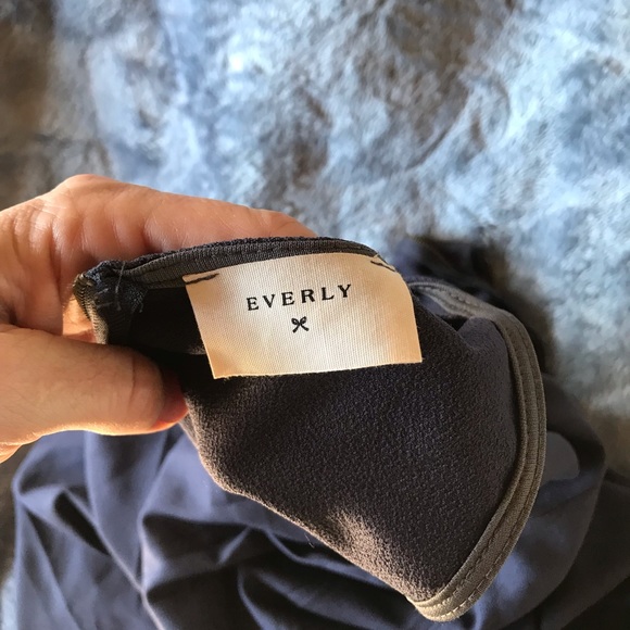 Navy Blue Everly A-Line Dress - Picture 7 of 7